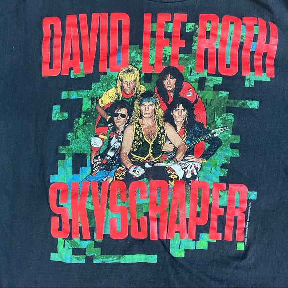 Shirts | Vintage 1988 David Lee Roth Skyscraper Tour Graphic Tshirt Xl ...